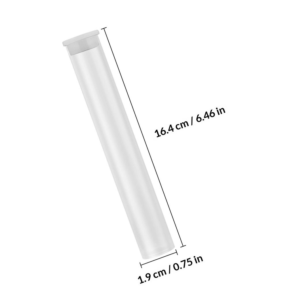 6Pcs Clear Incense Tube Set Transparent Acrylic Incense Stick Barrel for Storage Aroma Sticks Lightweight Portable Fine