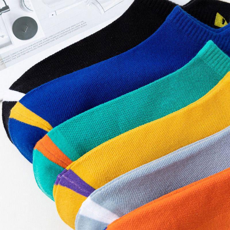 Socquettes Bateau en Maille Respirante pour Homme: Anti-Odeur, Tendance Printemps-Été, Style Court