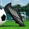 Yeni Erkek Profesyonel Futbol Ayakkabıları Çocuk Spor Ayakkabıları Maç Bilekli Futbol Ayakkabıları Kaymaz TF/FG Rahat Spor Ayakkabıları Unisex