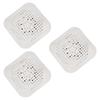 3Pcs Silicone Drain Cover Insulation Pads 14x14cm Folding Drain Protection Anti