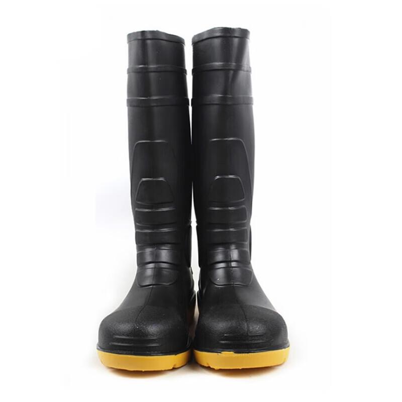 Xin Kai Men s High-Top Safety Rain Boots