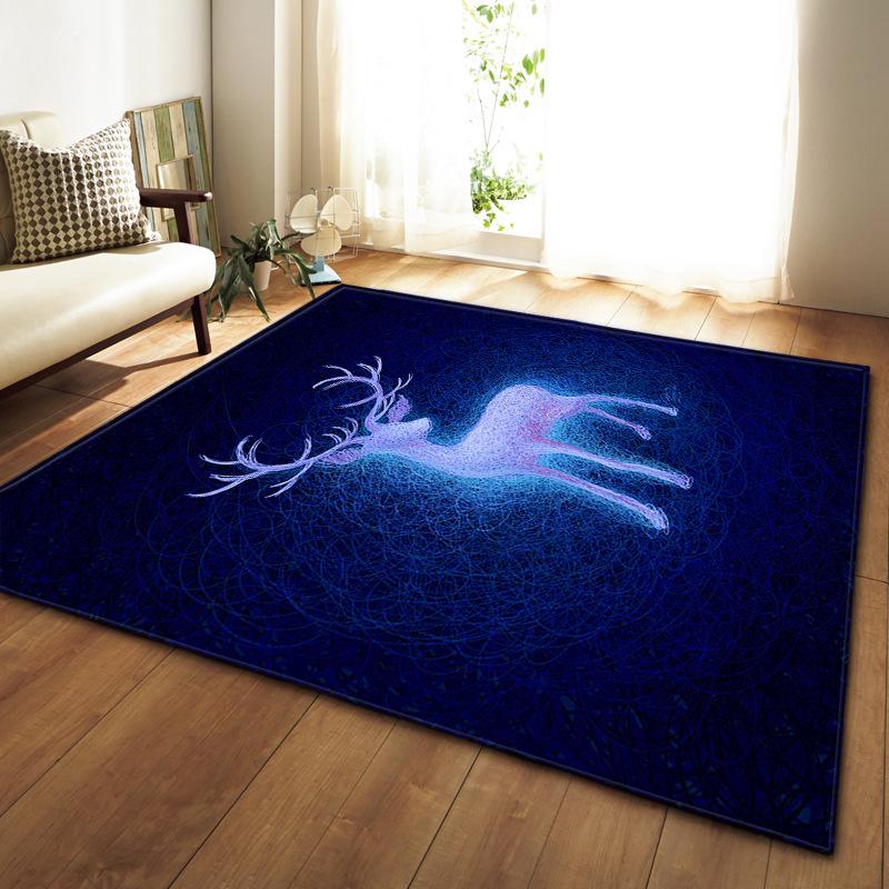 

Simple Painting Living Room Carpet Bedroom Dining Room Floor Mat 120x160cm