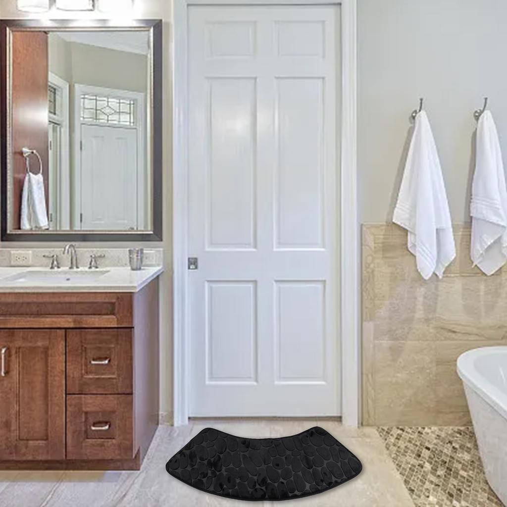 Saugfähige Duschmatte Badezimmerzubehör Dusche Weich Waschbar