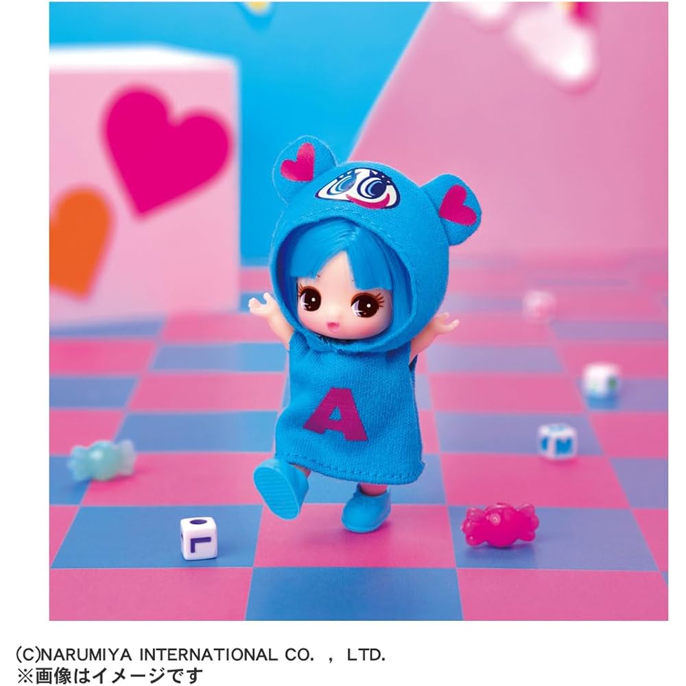 Takara Tomy Licca-chan Doll Petit Licca-chan Narumiya Characters Collection DP-BOX Dress-Up Toy for Ages 3 and Up