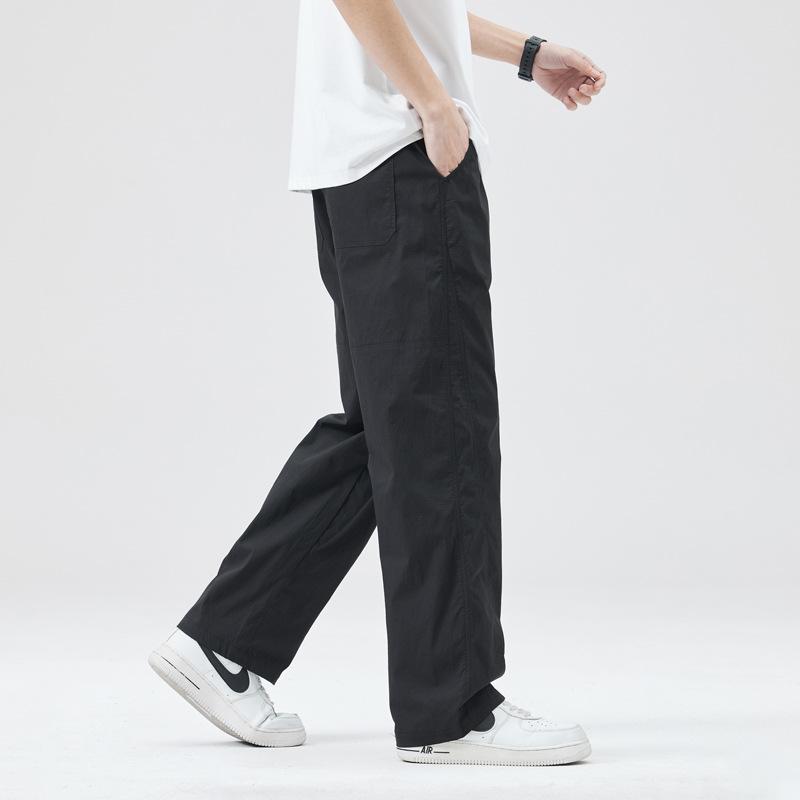 American tooling casual pants men's summer light and breathable loose straight quick-drying pants high-end versatile commuter long pants