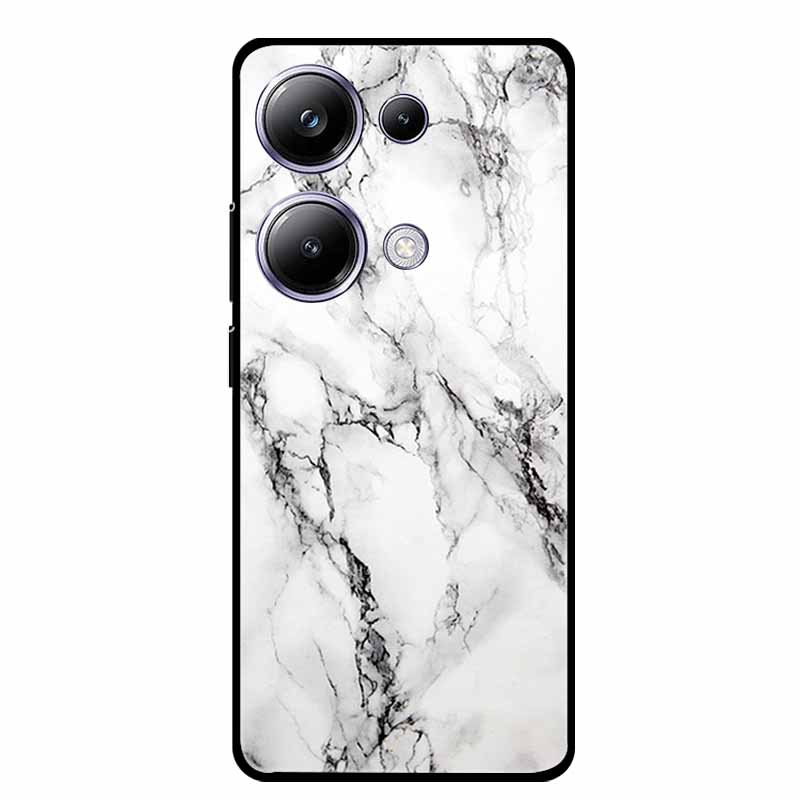 For Xiaomi Poco M6 Pro 4G Phone Case Cover Wolf Shockproof Black Silicone Soft Back Cover Cases For Poco M6 Pro Case M 6 M6Pro