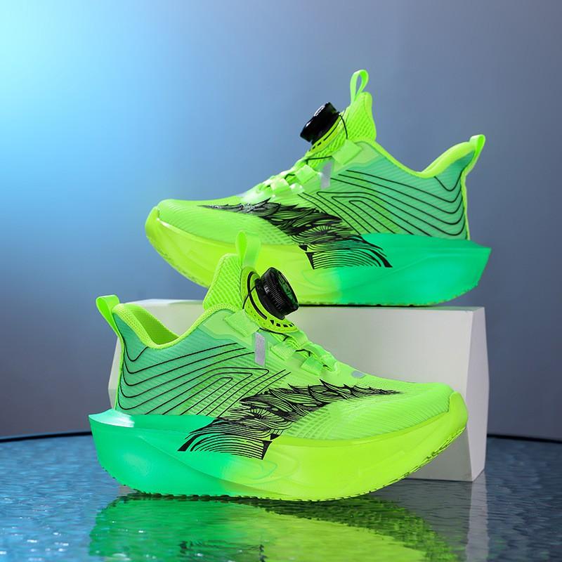 Boys Lightweight Breathable Mesh Running Shoes Outdoor Sports Kids Athletic Sneakers