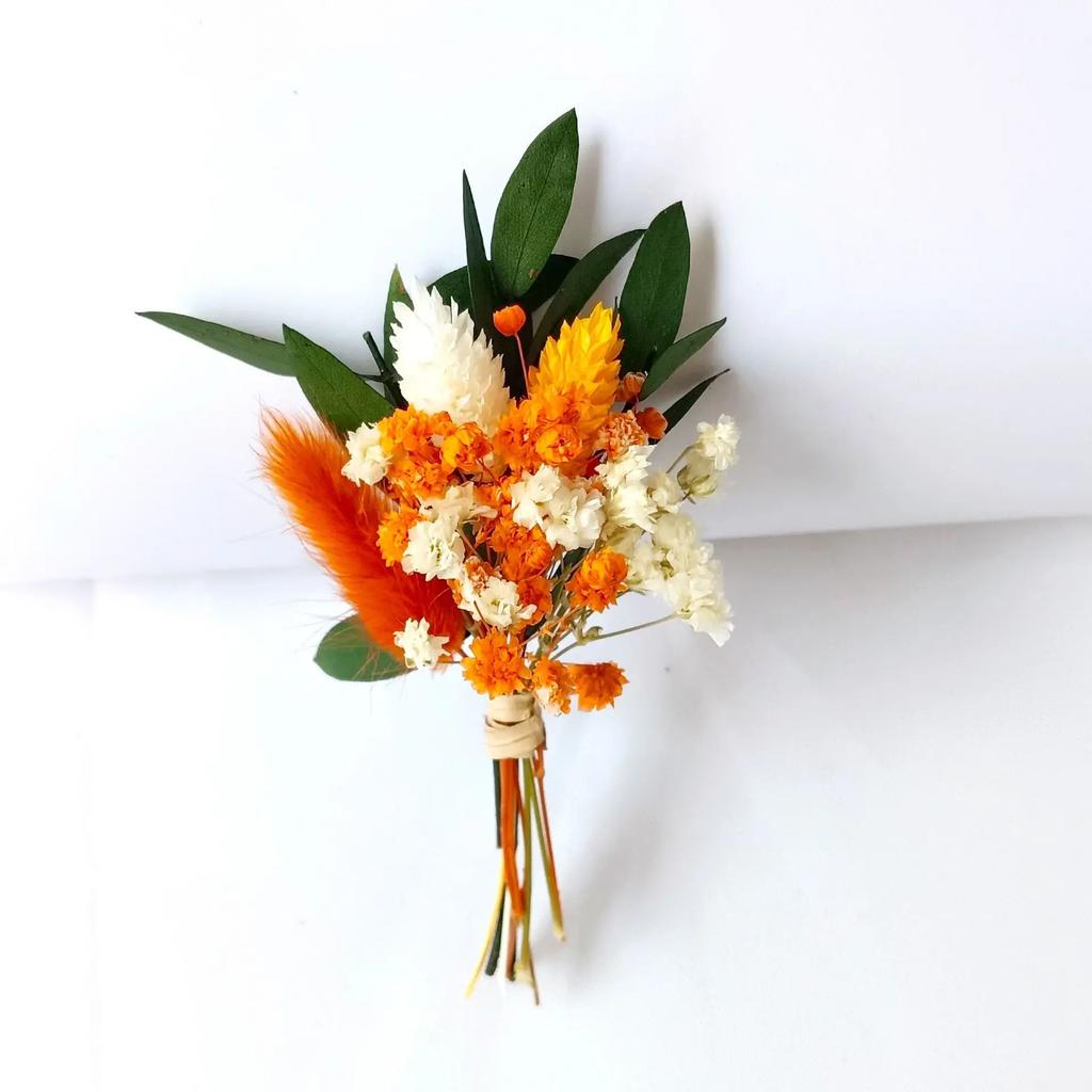 Dried Flower Bouquet High-Quality Fingertip Bouquet Greeting Card Decoration Versatile Diy Flower Kit For Diy Projects Event