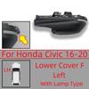 Left And Right External Rearview Mirror Lower Cover Cap Wing Side Mirror Lower Shell For Honda Civic 2016 2017 2018 2019 2020