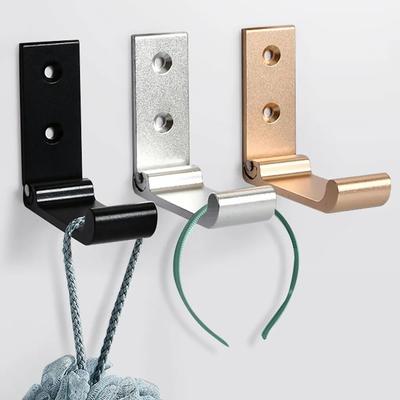 1ks hliníkové slitiny skládací závěsné háčky Věšák na ručníky pro domácnost Věšák na šaty skládací jednoduchý háček