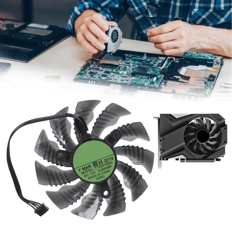 88mm 12V 4Pin Graphics Card Cooling Fan for GTX1660 RTX2070 2060 MINI ITX OC 6G Coolers VGA Fan As Fan Replacement PLA09215S12H