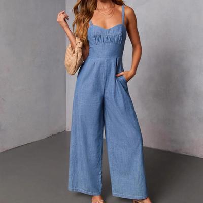 Europäisch-Amerikanische Damen Retro Einfarbige Lässige Overalls - Heißer Verkauf 2026