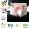 Cartoon Tissue Box Holder Søt Kort Plysj Tissue Box Brakett Auto Armlen Box Bilsete Rygg Bildekorasjoner Bil Tissue Holder