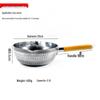 Wutuo Non-stick Aluminum Yukihira Pot with Wooden Handle