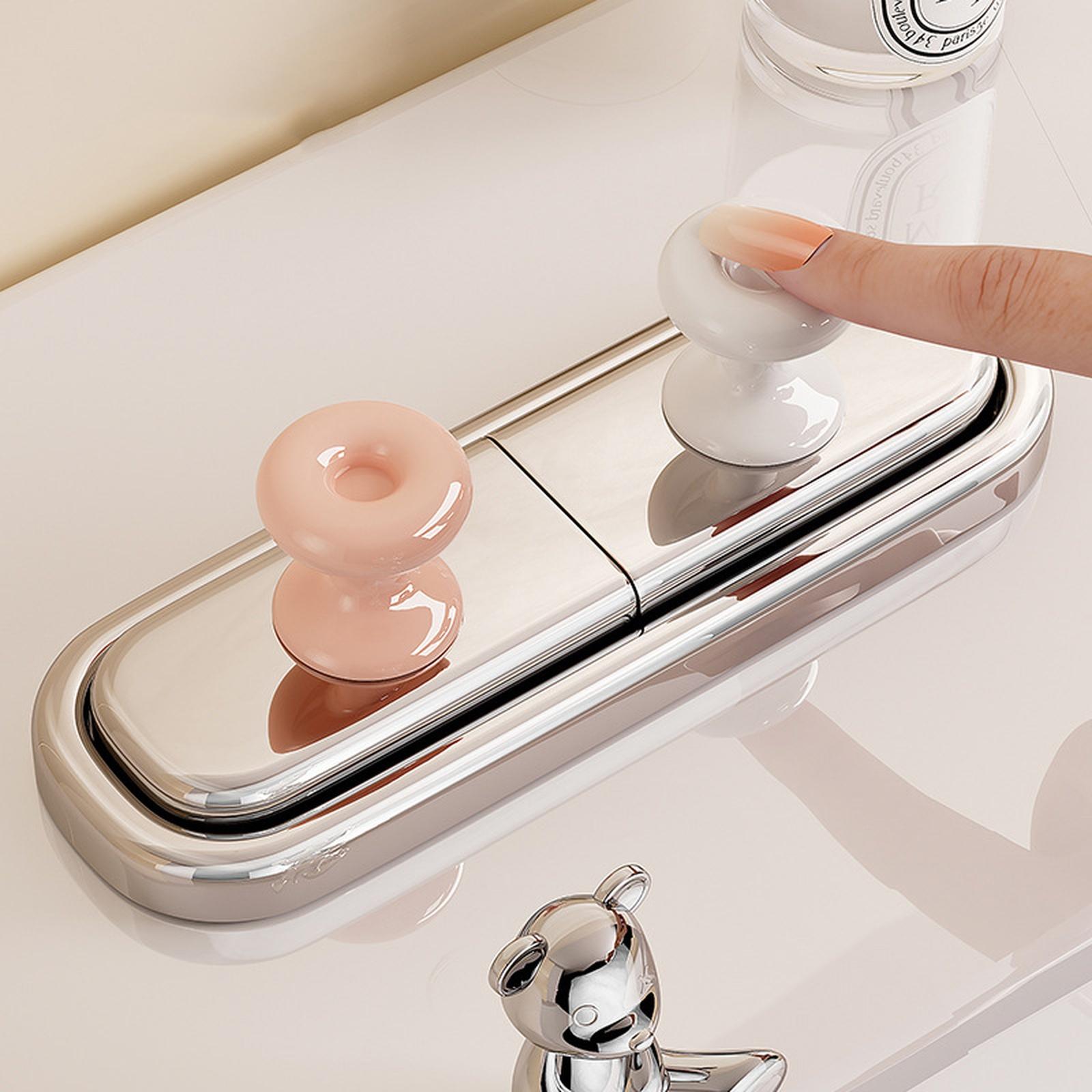 

Multifunctional Toilet Flush Button Long Press Dual Use Compatible with Various Toilet Models Easy Installation Durable Material one size