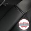 Embossed Fiber Leather Car Seat Belt Shoulder Strap Cover 1Pc Decompression Comfort Easy To Clean for Daily Use 1PCS