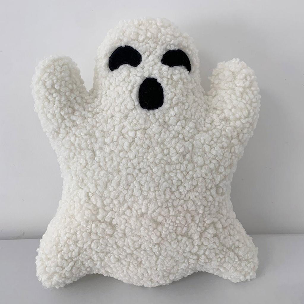 Cute Short Plush Ghost Throw Pillow For Home Sofa Chair Decor Friends Gift 20/30/40CM