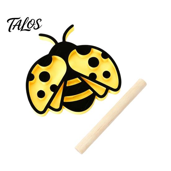 Pollinator Friendly Garden Decor Insect Water Feeder, Bee Dish, Drinking Bowl, Gardening Decorations for Balcony or Ladybug Shape Cup Yard Bees