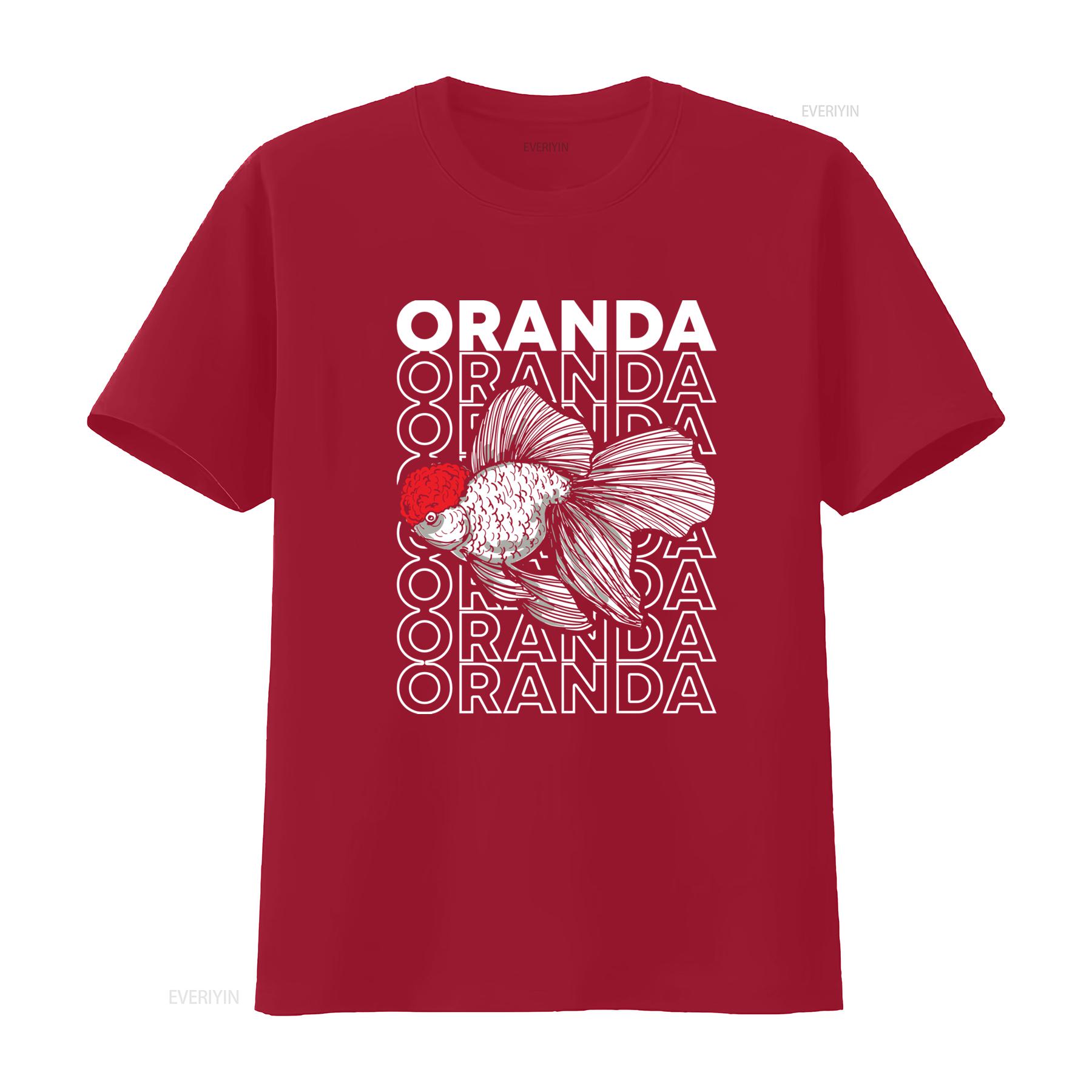 80s Style Oranda Goldfish T Shirt Perfect for Fancy Owners vintage Washed Breathable Versatile streetwear Comfortable S