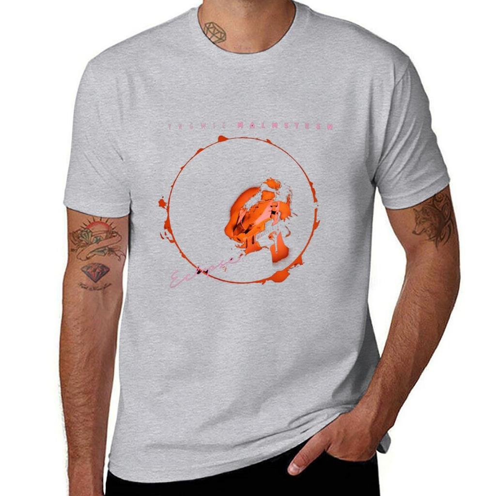 YNGWIE MALMSTEEN T-Shirt Hippie-Kleidung Vintage-Kleidung Zoll übergroß übergroßes T-Shirt Herren
