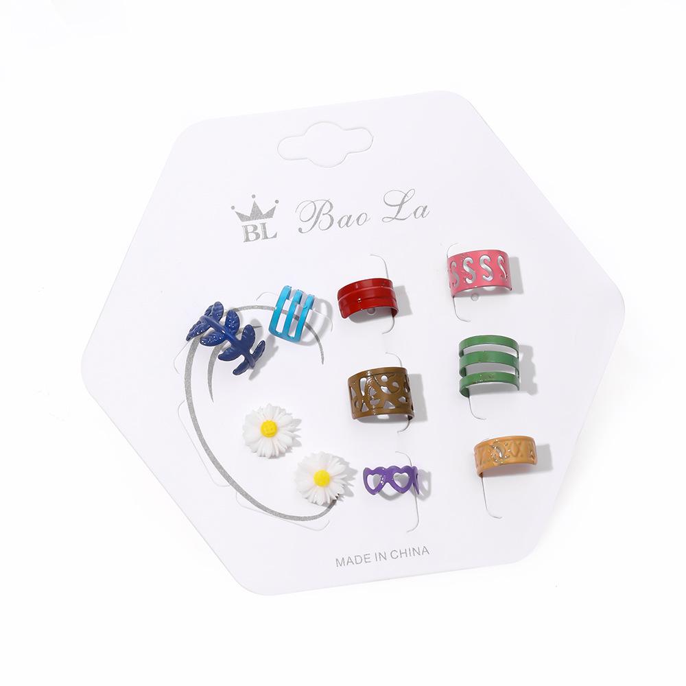 2023 Retro Böhmische Kristall-Tropfenohrringe für Damen - Set mit 5