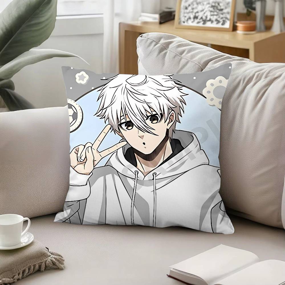 Anime S-Seishiro Nagi-s Throw Pillow Covers Pattern Cushion Cover Suitable For Sofa Bedroom Car Pillow Cover