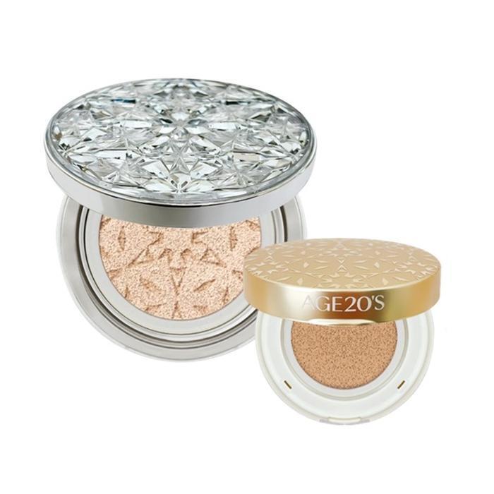 Age 20 s Cushion 3D Touch High Cover No. 21 (Silver) + Mini (42240627) No. 21 + Mini