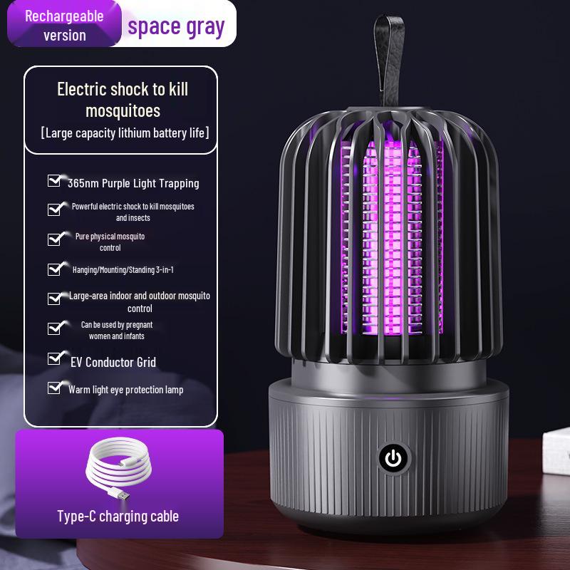 Summer Home Light Wave Foldable Electric Mosquito Swatter and Outdoor Automatic Mosquito Killer Lamp