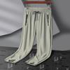 Unisex European Ice Silk Quick-Dry Pants - Fashionable, Versatile, Loose Straight-Leg Summer Sportswear