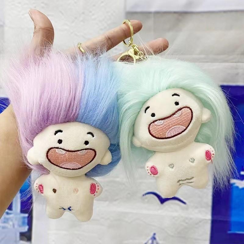 High-quality Plush Doll Zodiac Keychain Cute Astrological Signs Bag Pendant