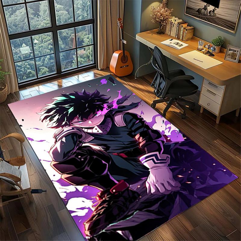 

Gamer Room My Hero Academia Rug Non Slip Washable Large Area Carpet Bedroom Floor Mat 60x90cm