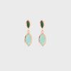 Zoena Del Green Earrings
