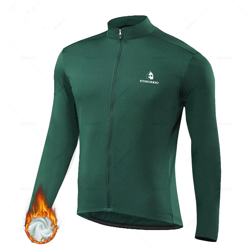 New Winter Thermal Fleece Cycling Jersey Set Sports Team Bike Suit Mountian Bicycle Clothing Ropa Ciclismo Invierno Hombre
