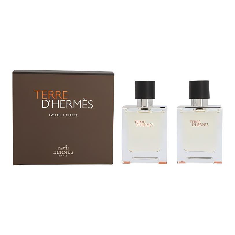 HERMES Earthy Men s Eau De Toilette Two Piece Set Woody Eau De Toilette 50ml*2 50ml*2|Box Not Included Shopping Bag