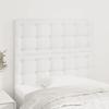 VidaXL Headboard Bedroom Furniture Bed Accessories Single Bed Heads Interior White 80x5x118/128 3116405
