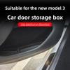 Car Sticker For Tesla Model 3 Highland 2025 Door Slot Storage Modification Automotive Supplies Interior Modification and Storage