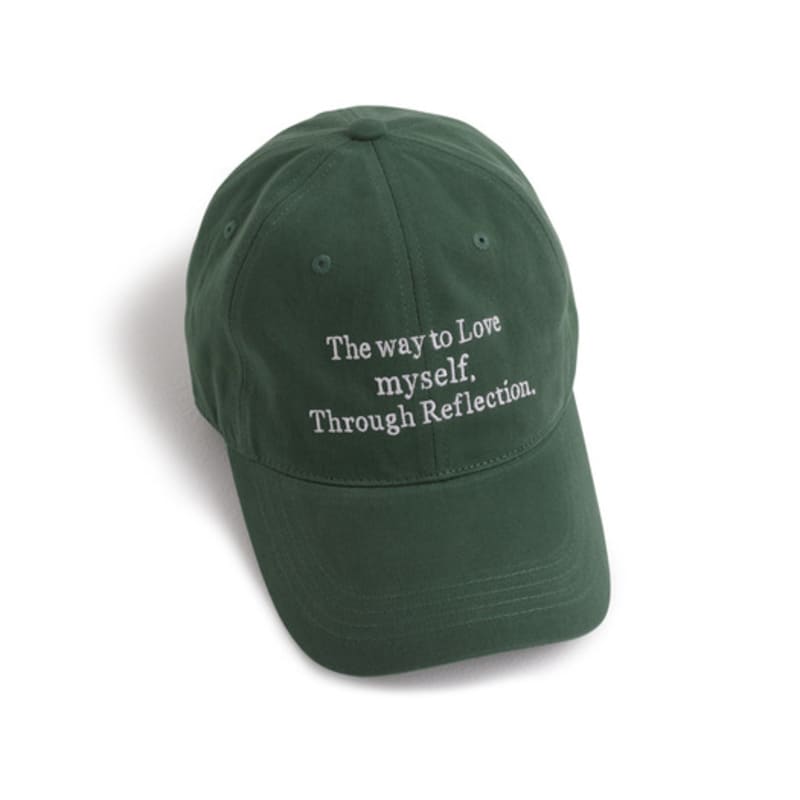 RAINBOWBOWL Luv Myself Ball Cap - Green