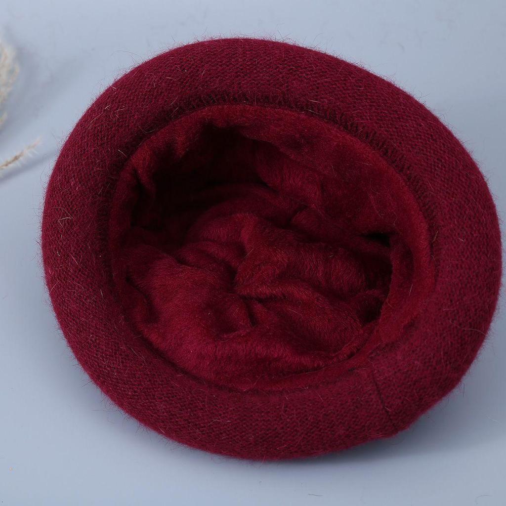 Women's Winter Wool Hat: Fashionable, Thick, Warm with Ear Protection for Middle-aged and Elderly