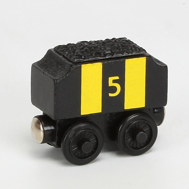 Colorful Wooden Magnetic Train Set For Kids With Interactive Push-pull Features