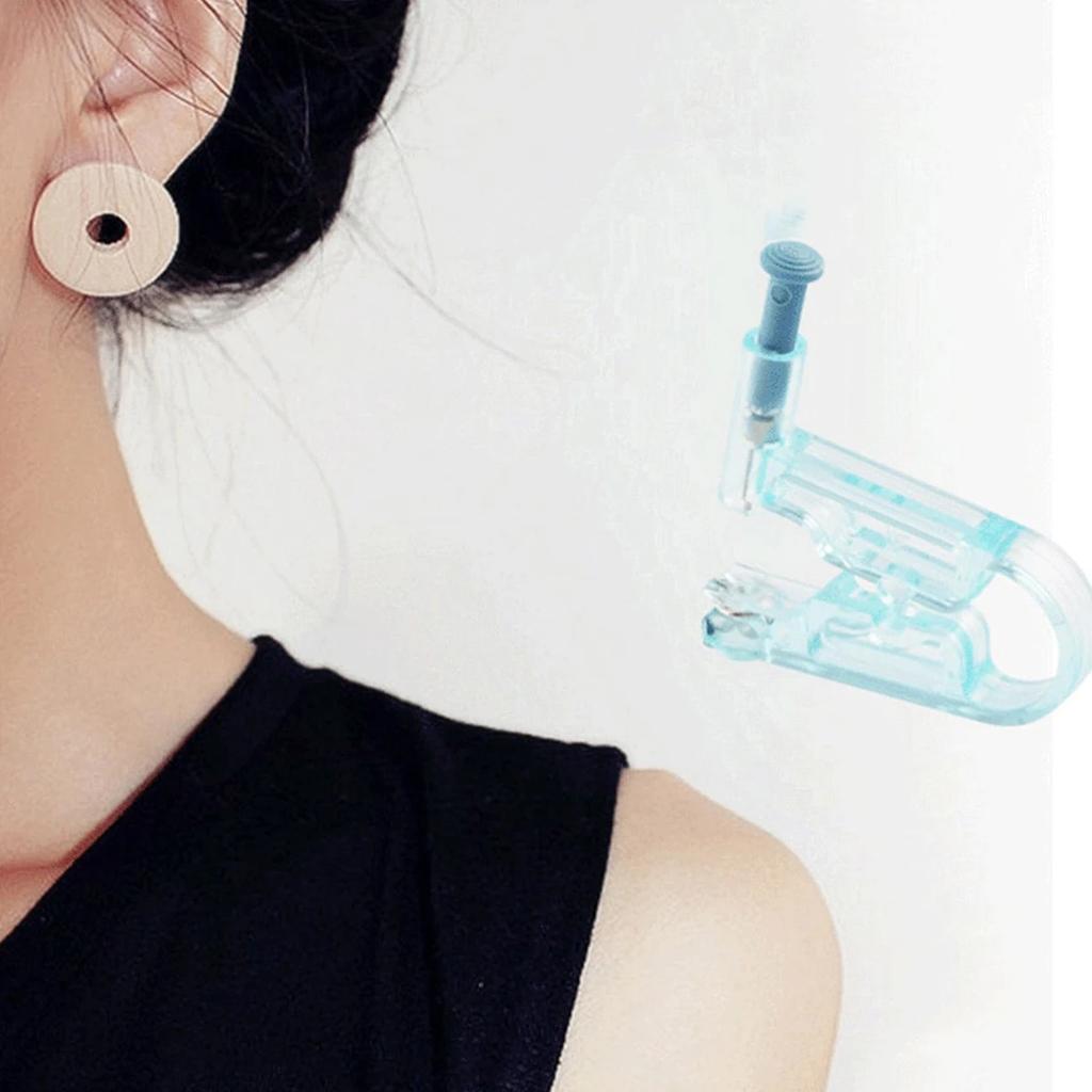 Kit pistol de piercing ureche de unică folosință cu suport Sănătos Sigur Instrument Mașină Piercer Ureche Nas Steril Bijuterii Corp Fără Inflamație