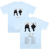 Chris Brown & Usherr The R&B Tour T Shirt Hip Hop Style Graphic Tee Men Casual Cotton Loose Short Sleeve Unisex Street Style Top