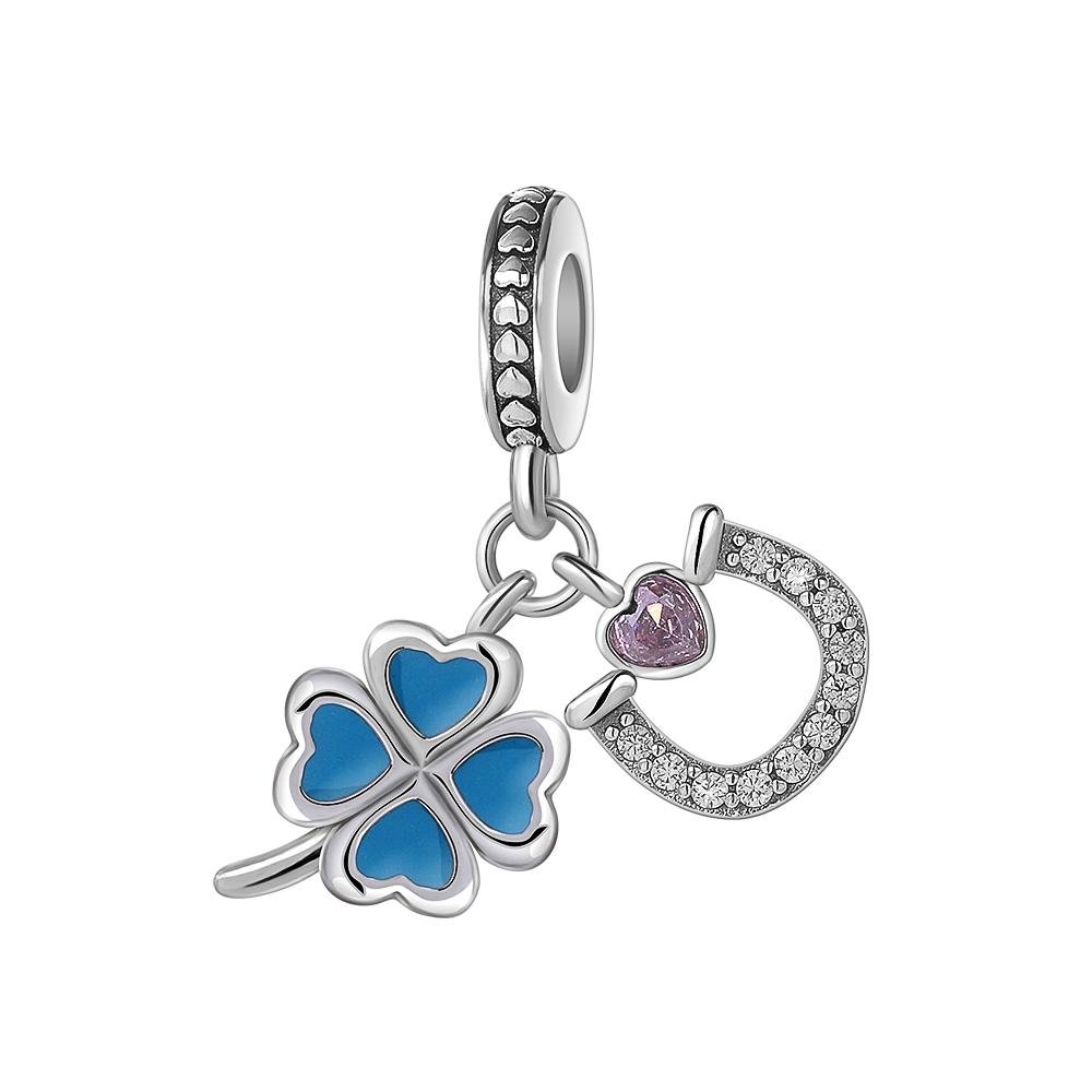 Newcopperoriginal Accessories Star Key Charm Wing Girl Tower Dangle Bead Fit Bracelet Jewelry For Gifts