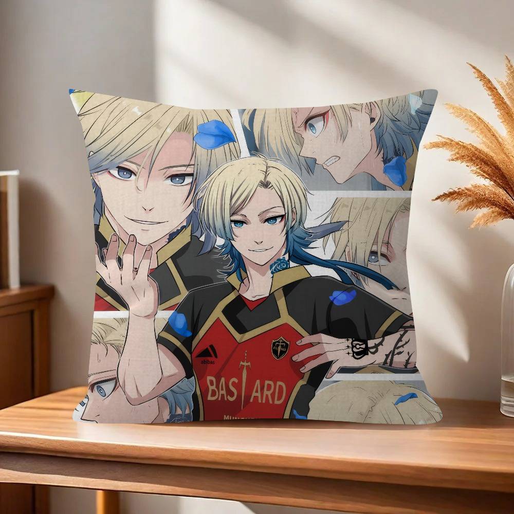 Anime mMichael cool Kaiser  Pillow Gift Home Office Decoration Bedroom Sofa Car Cushion Cover case 45x45
