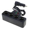 120W Vehicles Power Adapter Car Charging Station Quick Charging Type C USB with Long Cable for Travel Convenience