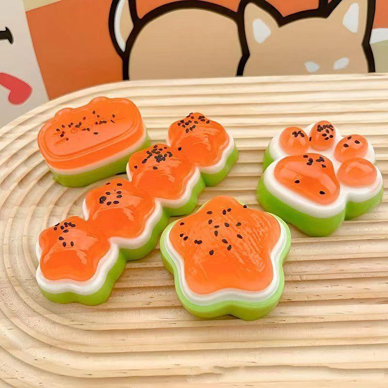 Watermelon Shaped Soft Fidget Toys Cute Cartoon Designs Perfect For Stress Relief Kids Birthday Party Favors Daily Play
