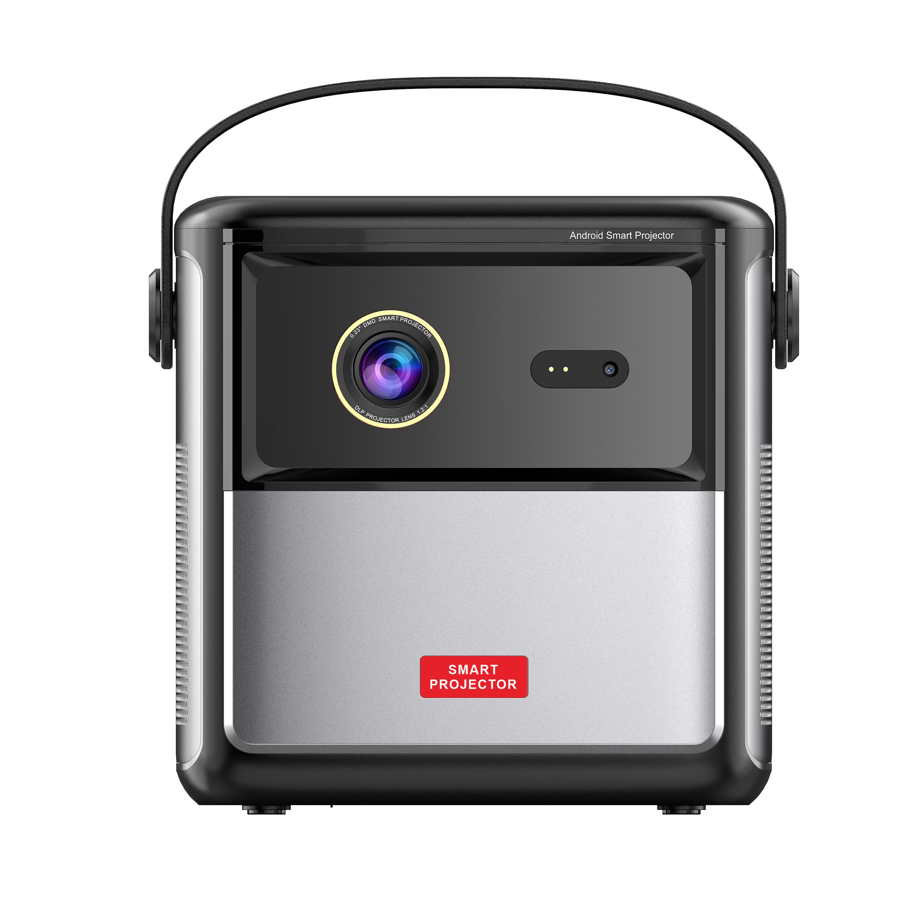 

Проектор VIVICINE S8 3D 4K Cinema Android 9.0 WiFi Мини Портативный 1080P Домашний Кинотеатр Видео DLP Проектор с Аккумулятором чёрный