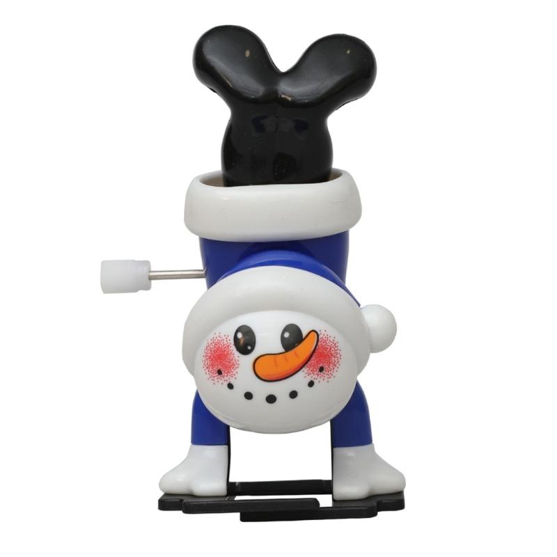 Christmas Clockwork Spring Toy Windup Santa Toy Children Birthday Christmas Gift Party Favor Goodie Bag Fillers 3PCS