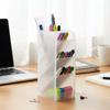 Oblique Insertion Type Large Capacity Pen Container Large Capacity Desktop Organizer  Gift
