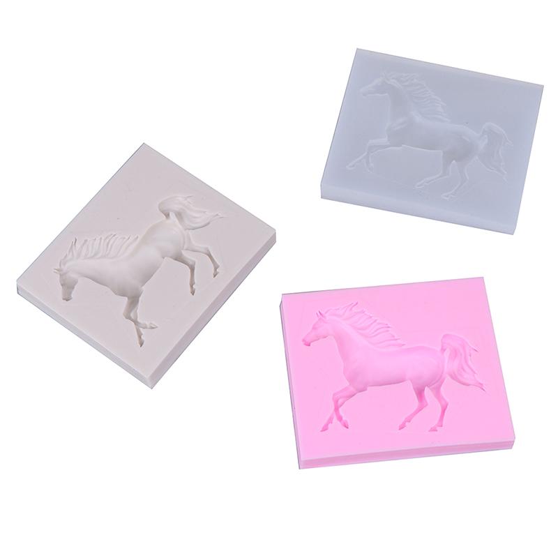 Silicone Mold Horse Candy Chocolate Fondant Molds Cake  Decorating Soap Tool