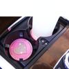 2 stücke Auto Nicht-slip Wasser Tasse Pad Diamant Strass Bling Dekoration Auto Innen Tasse Flasche Gummi Matte Auto
